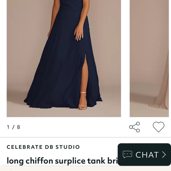 David’s Bridal Celebrate DB Studio Bridesmaids Dress - Picture 2 of 8